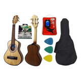 Cavaquinho Toks 04 Paulistinha Eletrico Natural kit